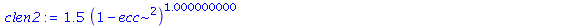 1.5*(1-ecc^2)^1.000000000*((-.6666666667/(ecc*(1.+ecc)*(ecc-1.))+.6666666667*(3.*ecc^2+1.)/(ecc*(1.+ecc)^2*(ecc-1.))-1.333333333*(3.*ecc^2+1.)/((1.+ecc)^2*(ecc-1.)^2))*EllipticK(1.414213562*(ecc/(1.+e...