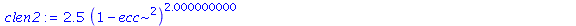 2.5*(1-ecc^2)^2.000000000*((.1333333333*(3.+5.*ecc^2)/(ecc*(1.+ecc)^2*(ecc-1.)^2)-.1333333333*(29.*ecc^2+3.)/((1.+ecc)^3*ecc*(ecc-1.)^2)+.2666666667*(29.*ecc^2+3.)/((1.+ecc)^3*(ecc-1.)^3))*EllipticK(1...